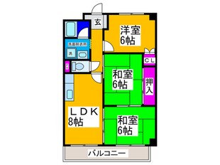 ウィンディ田中の物件間取画像